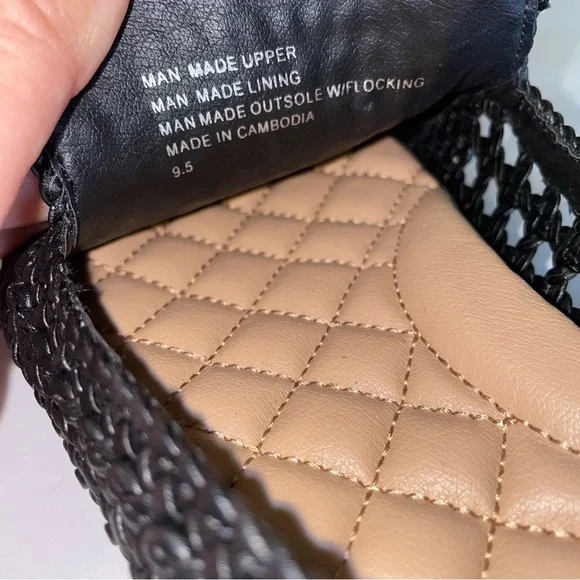 NWOB Birdies The Starling Woven Black Flats - Picture 8 of 13